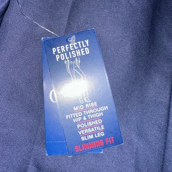 CHAPS ankle trouser pants - Picture 3 of 4